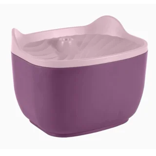 آبخوری اتوماتیک برند petwater رنگ بادمجانی مخصوص گربه و سگ