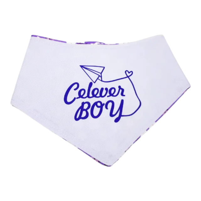 دستمال گردن زینتی دورو برند ژینرپت مدل clever boy
