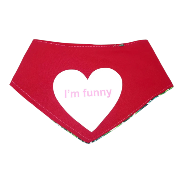 دستمال گردن زینتی دو رو برند ژینرپت مدل i'm funny