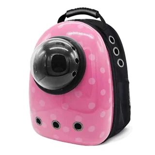 کوله حمل فضایی کامپوزیتی وارداتی طرح صورتی خالدار