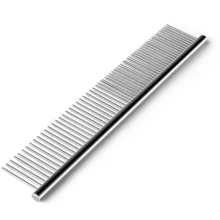شانه گرومینگ استیل عرض ۳ سانت برند Pet comb