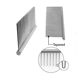 شانه گرومینگ استیل عرض ۳ سانت برند Pet comb