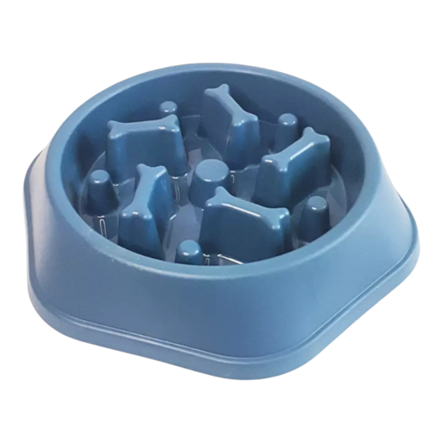 ظرف آرامخور شش ضلعی طرح استخوان مخصوص سگ و گربه