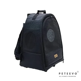 ترولی حمل چرخدار پت برند پتیوو Peteevo مدل لاکچری طرح LV