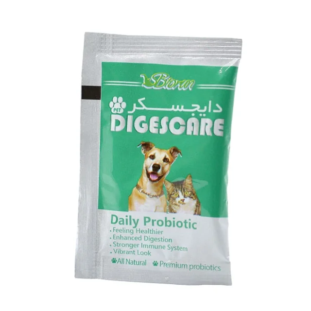 پودر پروبیوتیک مخصوص سگ و گربه برند بایوران مدل دایجسکر(Digestcare)