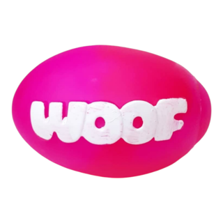 اسباب بازی توپ تخم مرغی سوتکدار مدل woof مخصوص سگ