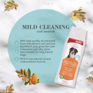 نرم کننده طبیعی موی سگ بایولاین Bioline  naturaloil conditioner