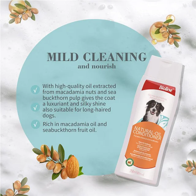 نرم کننده طبیعی موی سگ بایولاین Bioline  naturaloil conditioner