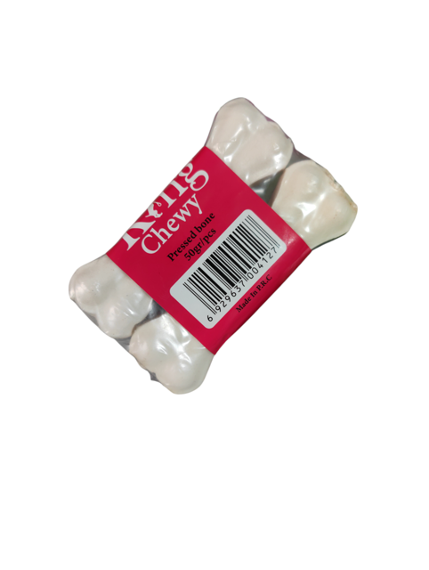 تشویقی استخوان کلسیمی سفید دوعددی 13 سانتی 100 گرمی کینگ چوی  king