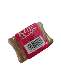 تشویقی استخوان ژلاتینی چهار عددی 8سانتی 60 گرمی کینگ چوی king chewy